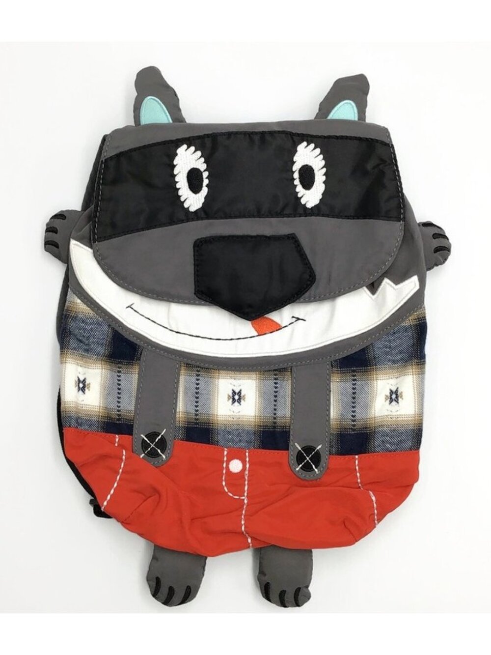 Raccoon Backpack Toddler Child Size Animal Ears Paws Lightweight Kids R Us